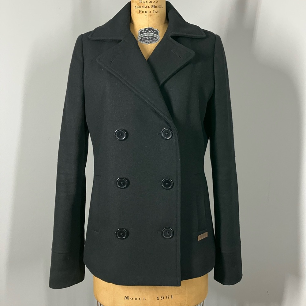 Roots Women's Classic Black Peacoat